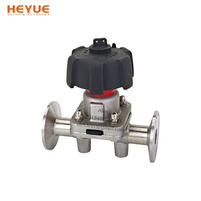 Valvole a membrana sanitarie con funzionamento manuale