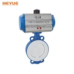Valvola a farfalla pneumatica con rivestimento in PTFE